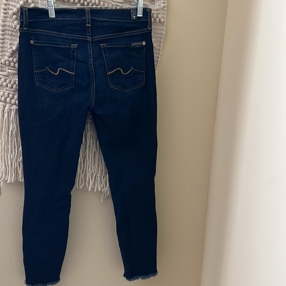 7 for all mankind ankle gwen every fringe hem sz 30 - Picture 11 of 11